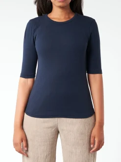 YMC - Earth Charlotte S/S Top in Navy