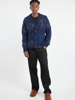 YMC - Kurt Cardigan in Blue
