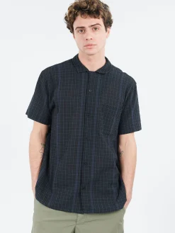 YMC - Malick Shirt in Black and Green