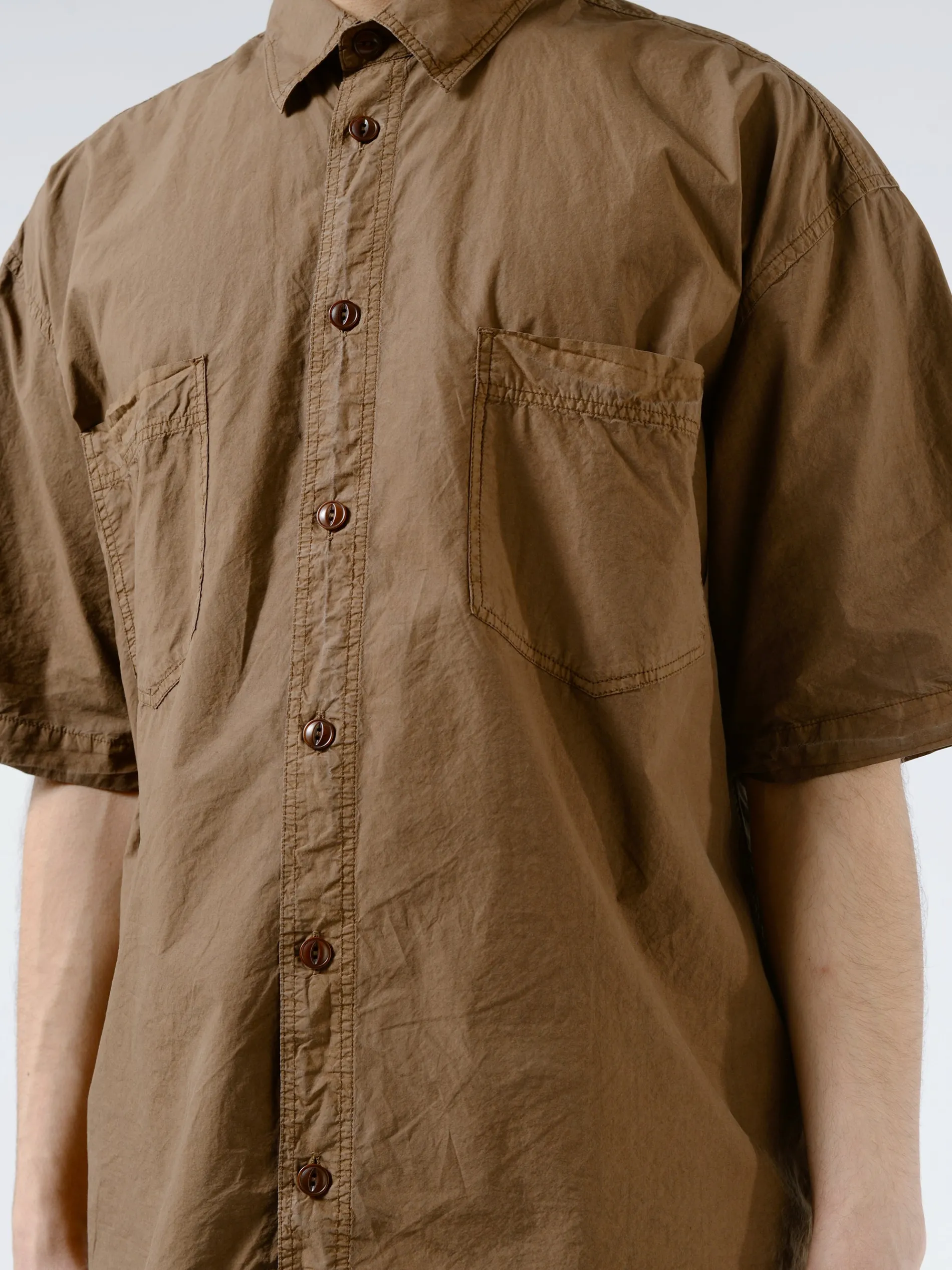 YMC - Mitchum Shirt in Brown